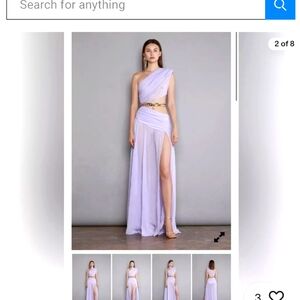 Bronx & Banco Jafari Lavender Gown